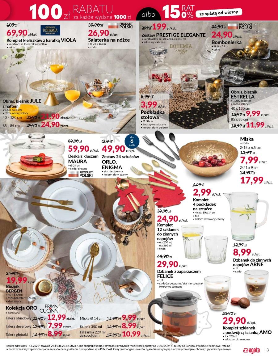 Gazetka promocyjna Agata str. 3