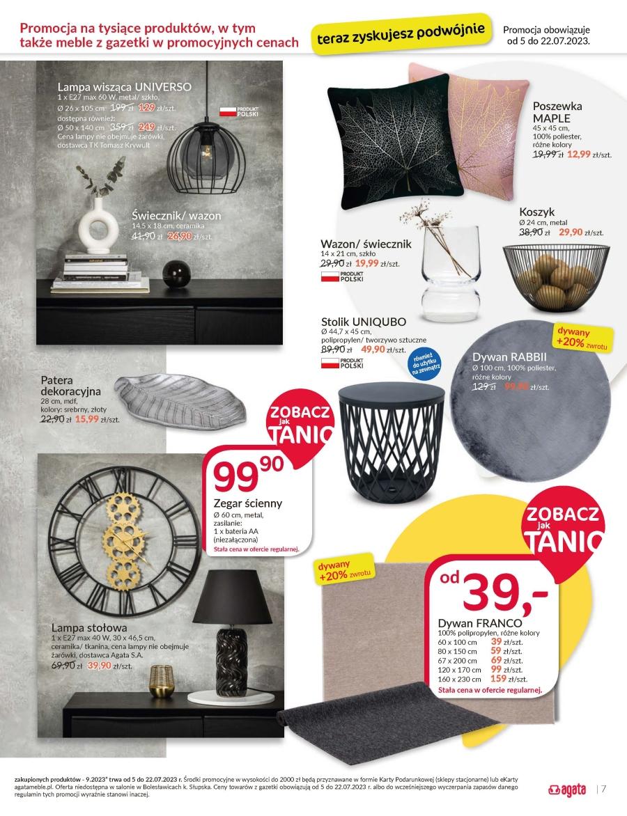 Gazetka promocyjna Agata str. 7