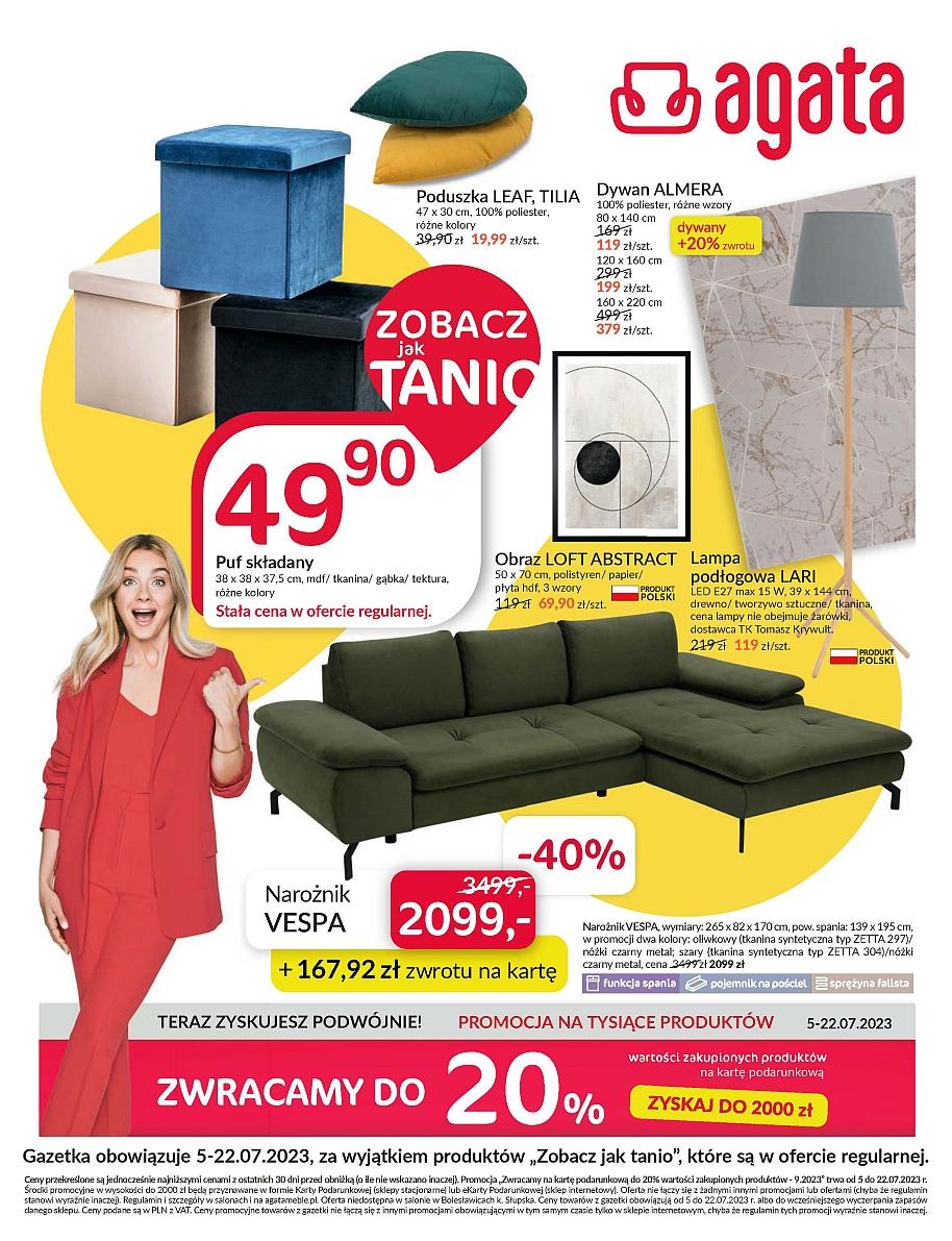 Gazetka promocyjna Agata str. 1