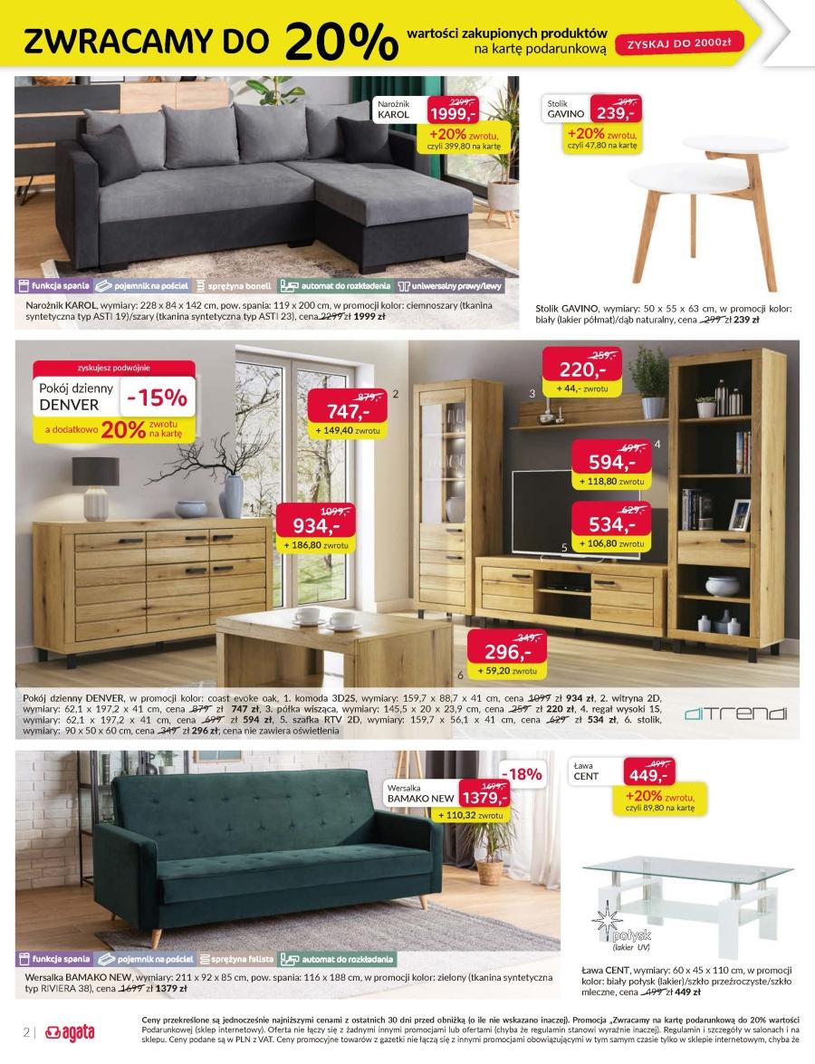 Gazetka promocyjna Agata str. 2