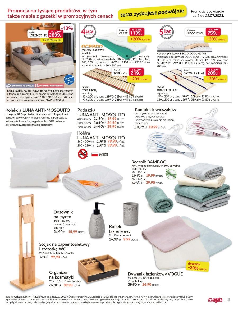 Gazetka promocyjna Agata str. 15