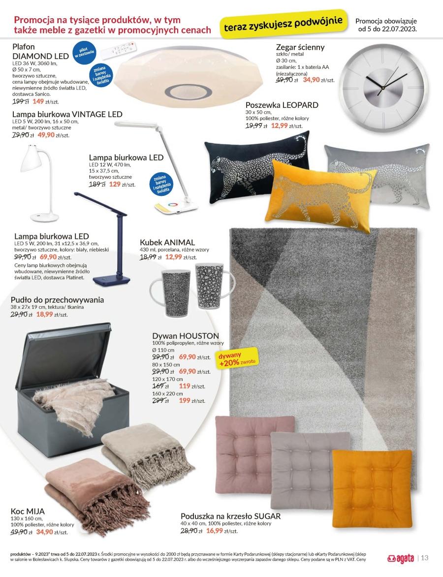 Gazetka promocyjna Agata str. 13