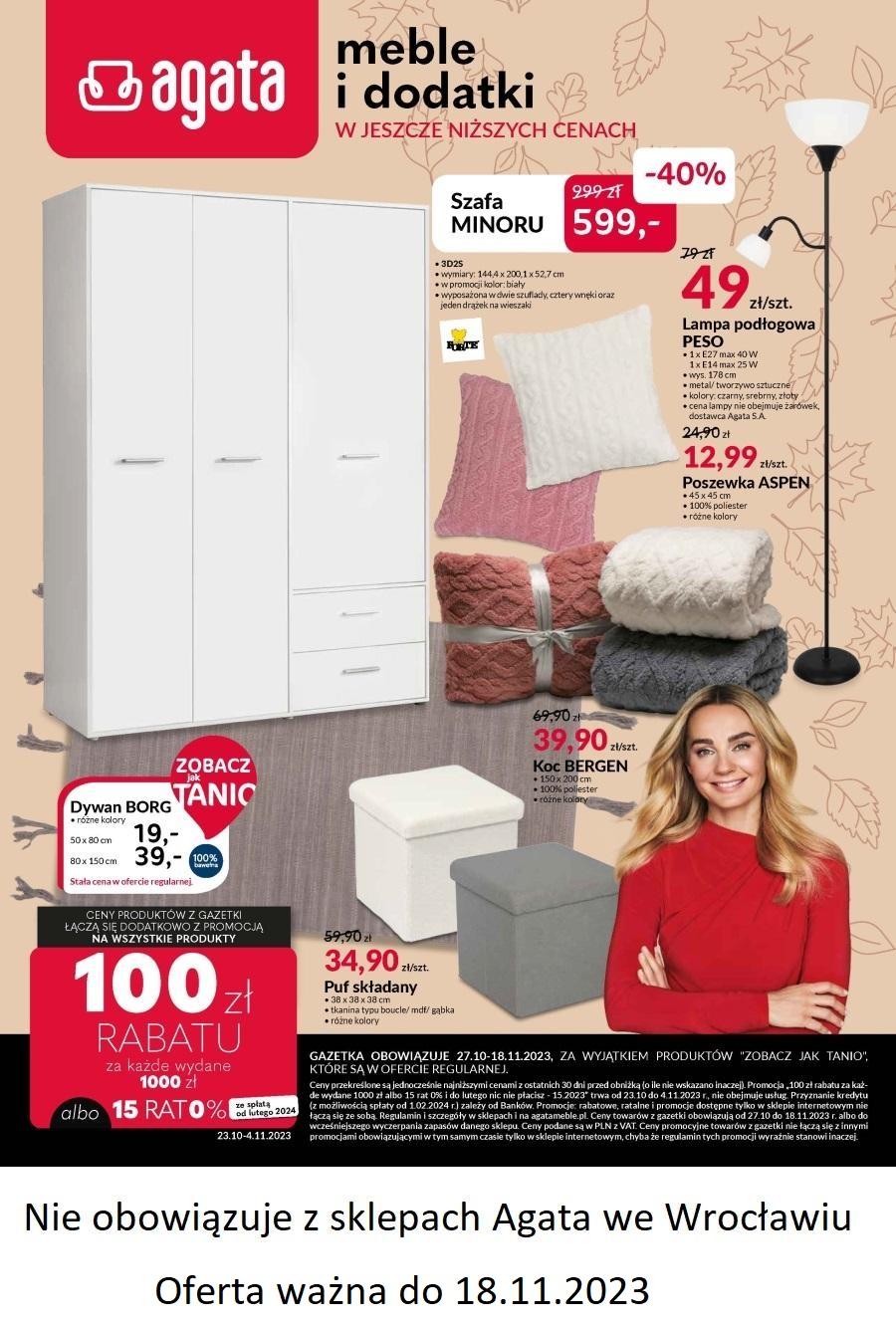 Gazetka promocyjna Agata str. 1