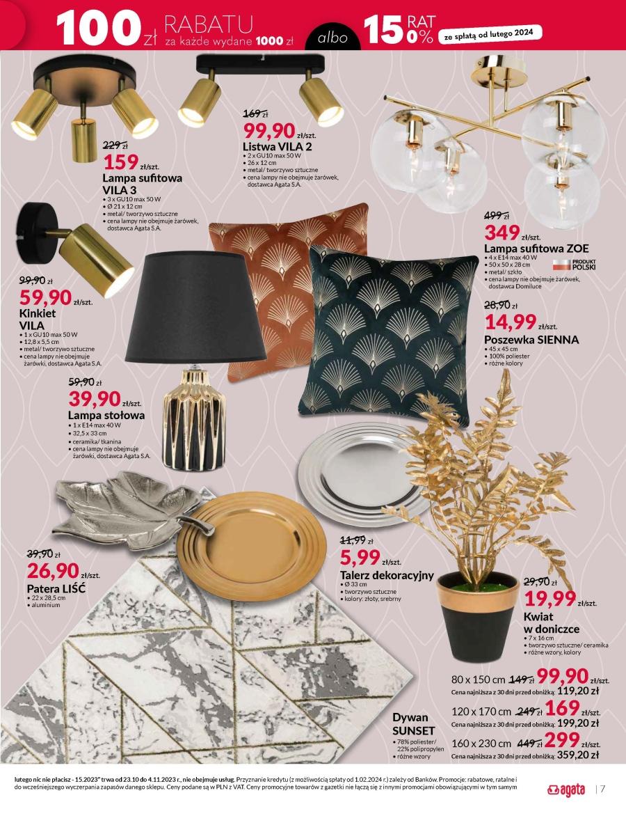 Gazetka promocyjna Agata str. 7