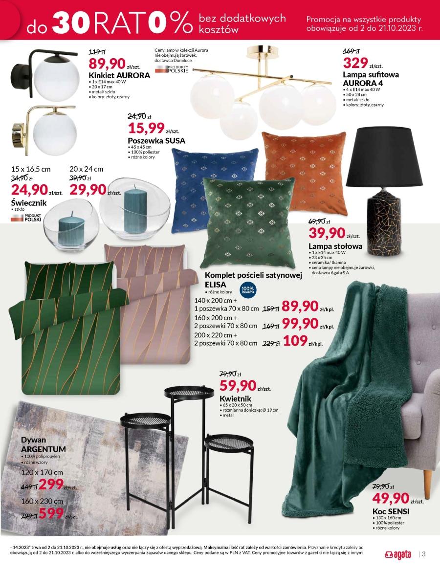 Gazetka promocyjna Agata str. 3