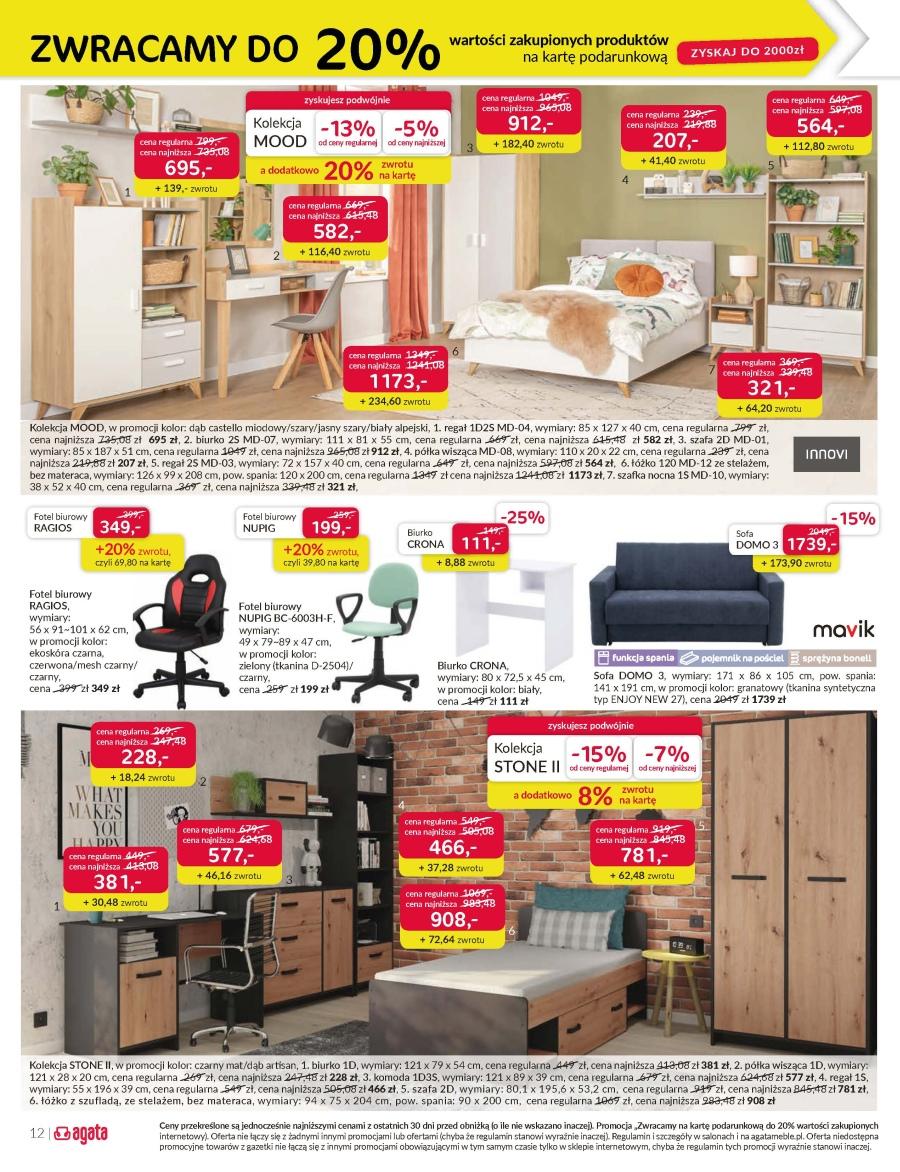 Gazetka promocyjna Agata str. 12
