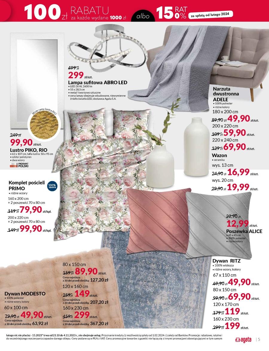 Gazetka promocyjna Agata str. 5