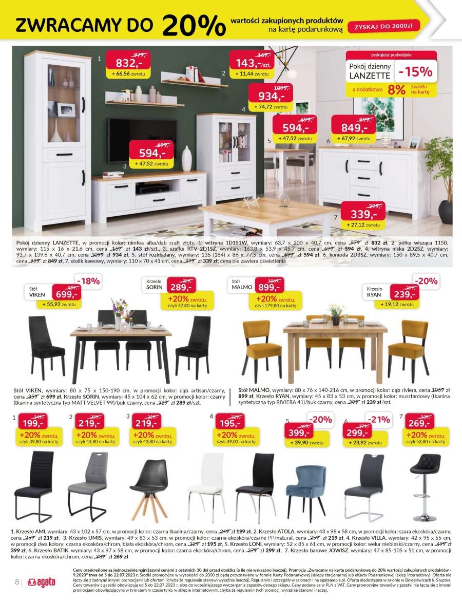 Gazetka promocyjna Agata str. 8