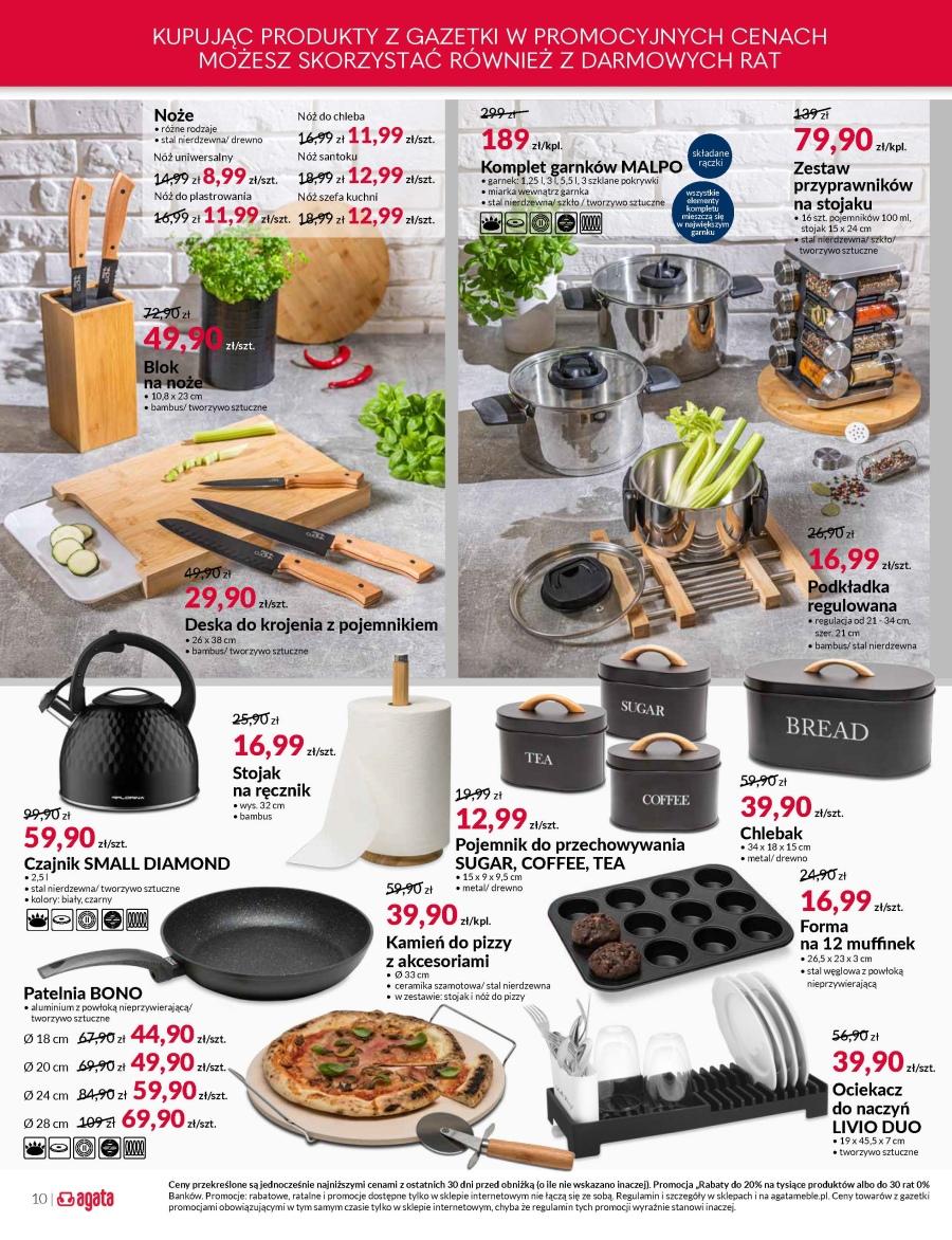Gazetka promocyjna Agata str. 10