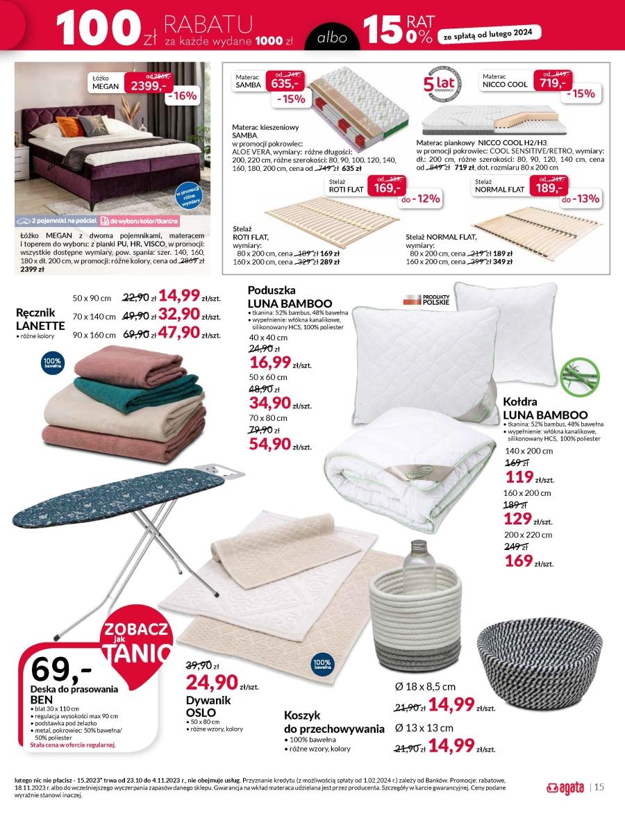 Gazetka promocyjna Agata str. 15