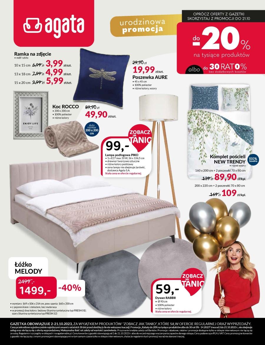 Gazetka promocyjna Agata str. 1