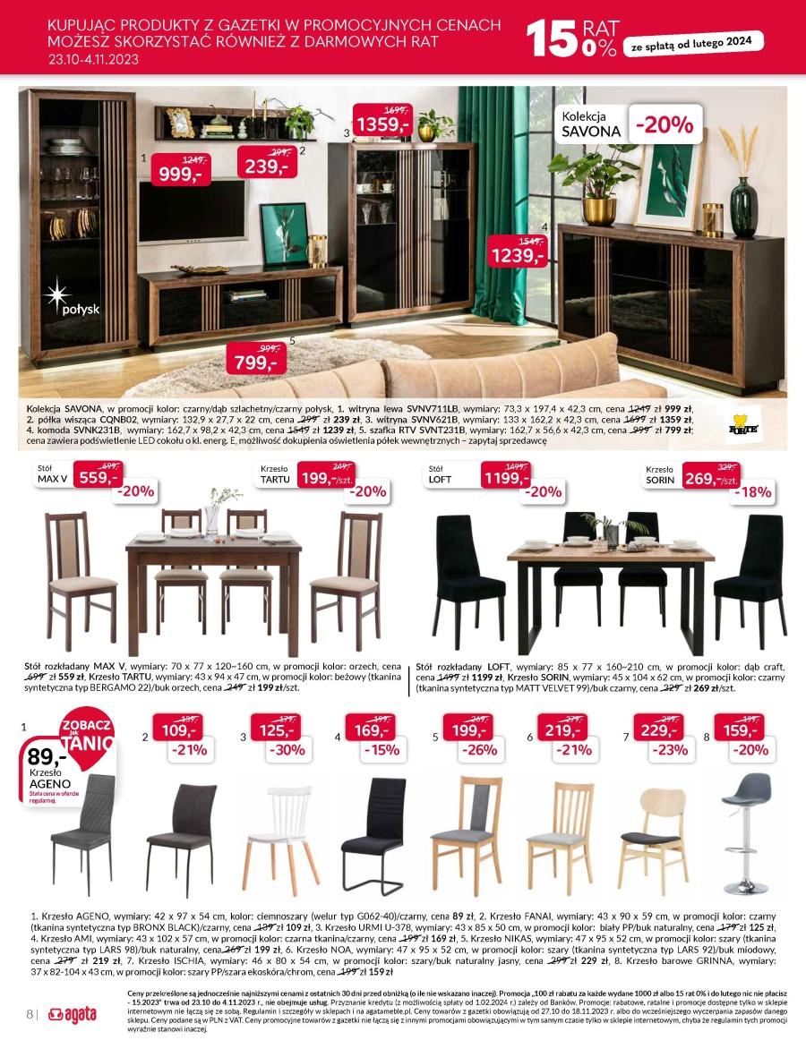 Gazetka promocyjna Agata str. 8
