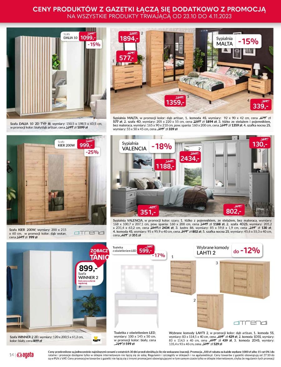 Gazetka promocyjna Agata str. 14