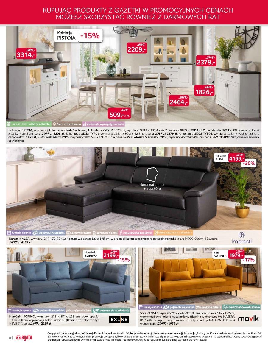 Gazetka promocyjna Agata str. 6