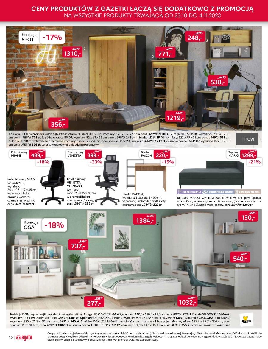 Gazetka promocyjna Agata str. 12
