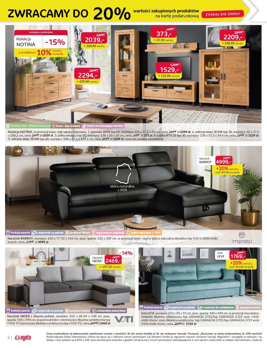 Gazetka promocyjna Agata str. 6