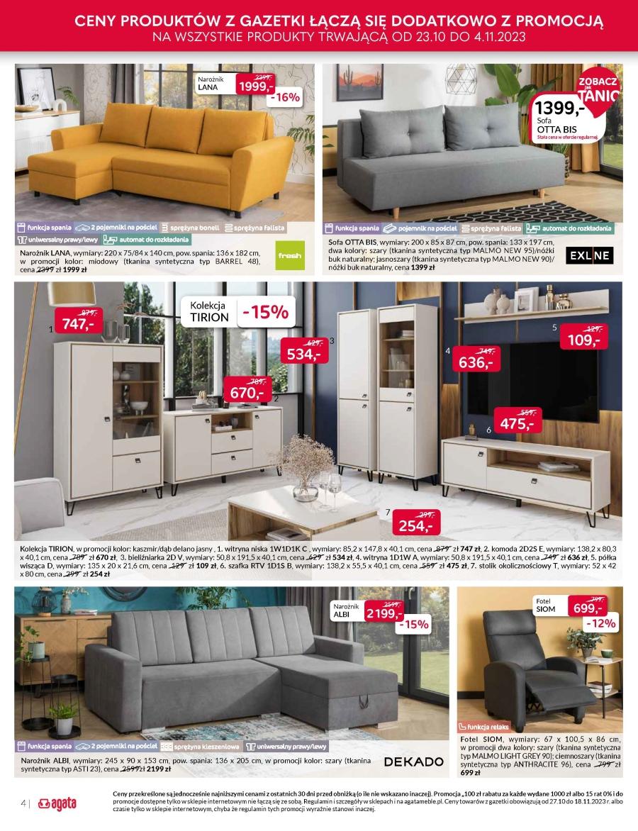 Gazetka promocyjna Agata str. 4