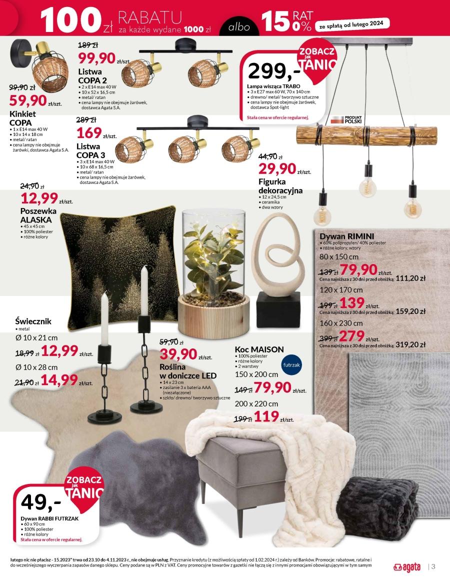Gazetka promocyjna Agata str. 3