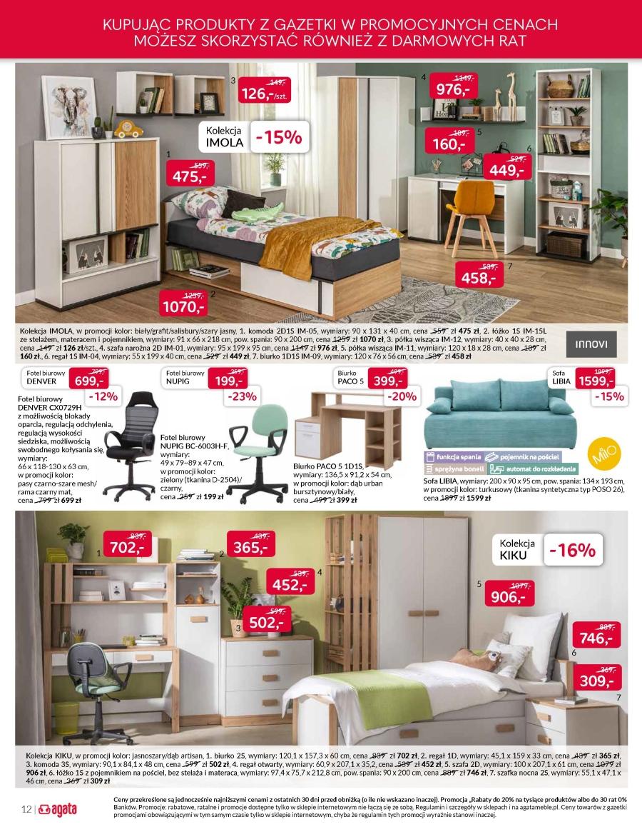 Gazetka promocyjna Agata str. 12