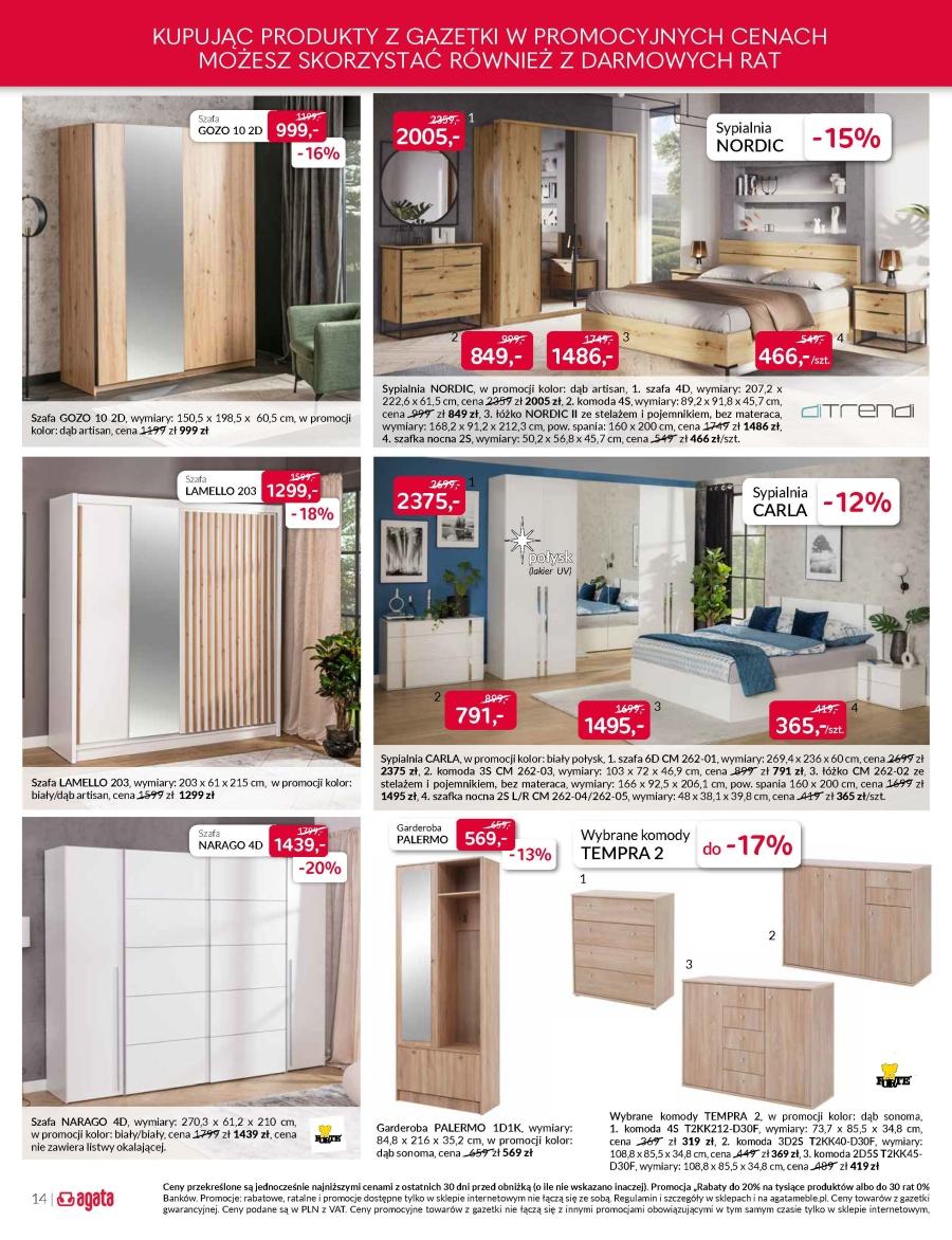 Gazetka promocyjna Agata str. 14