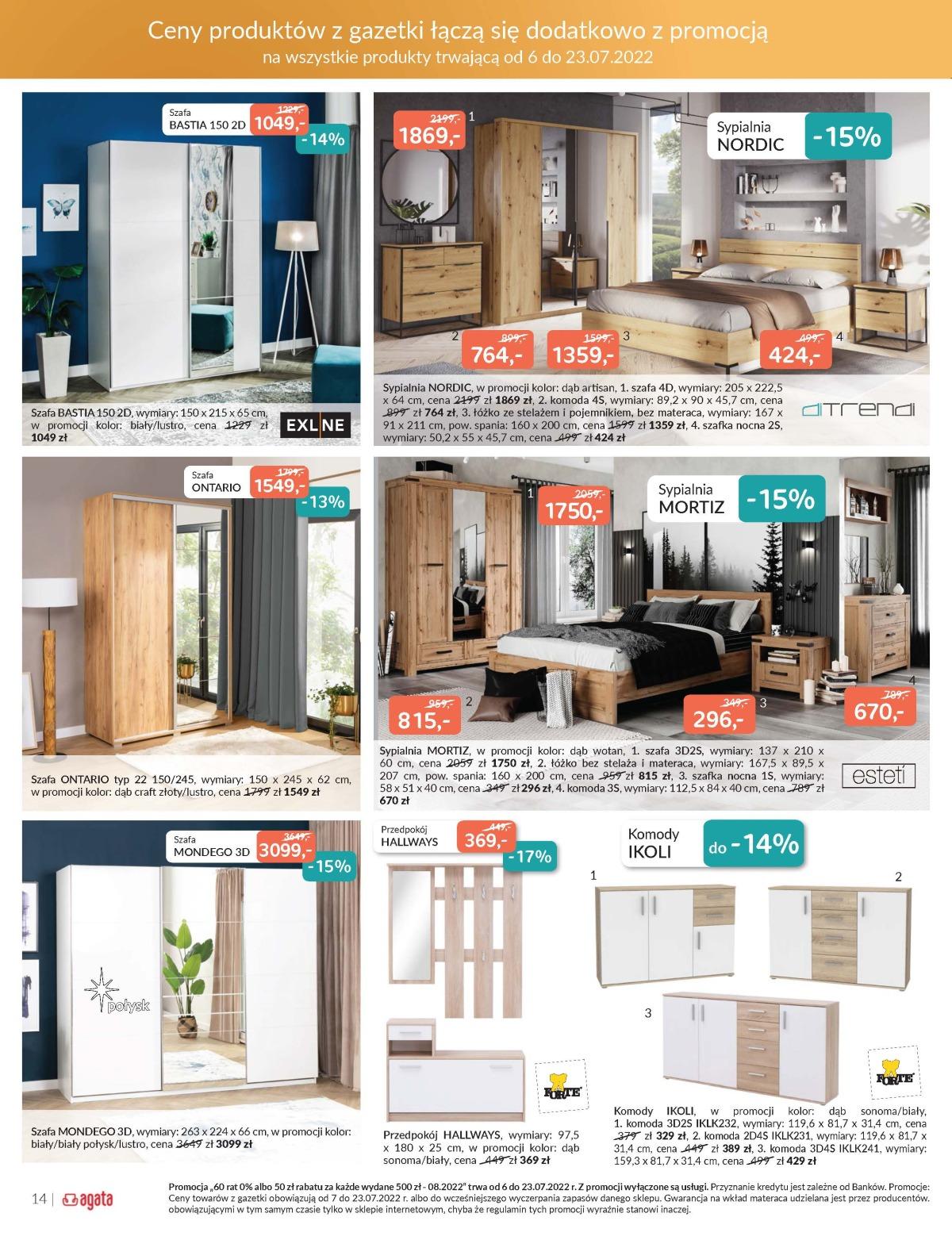 Gazetka promocyjna Agata str. 14