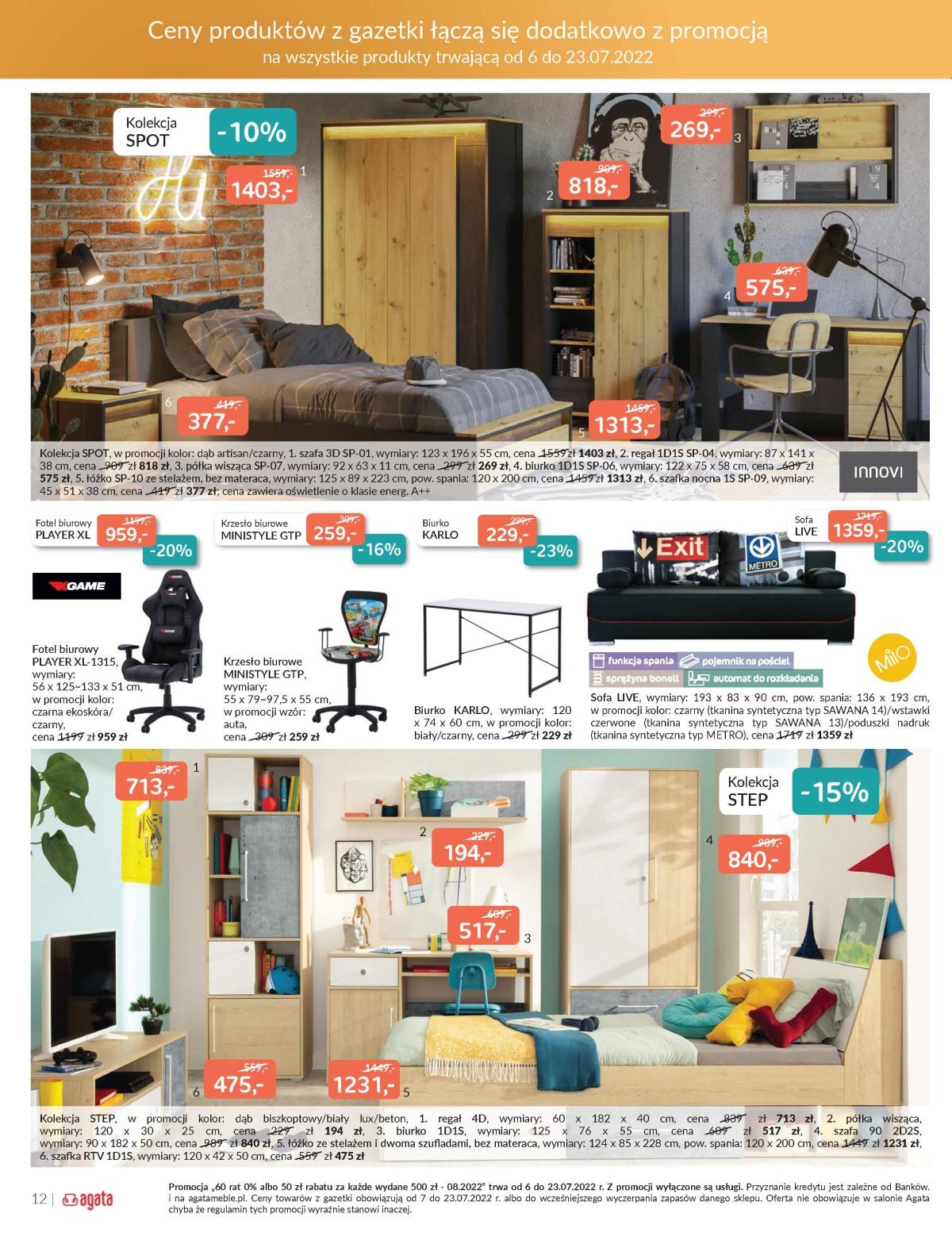 Gazetka promocyjna Agata str. 12