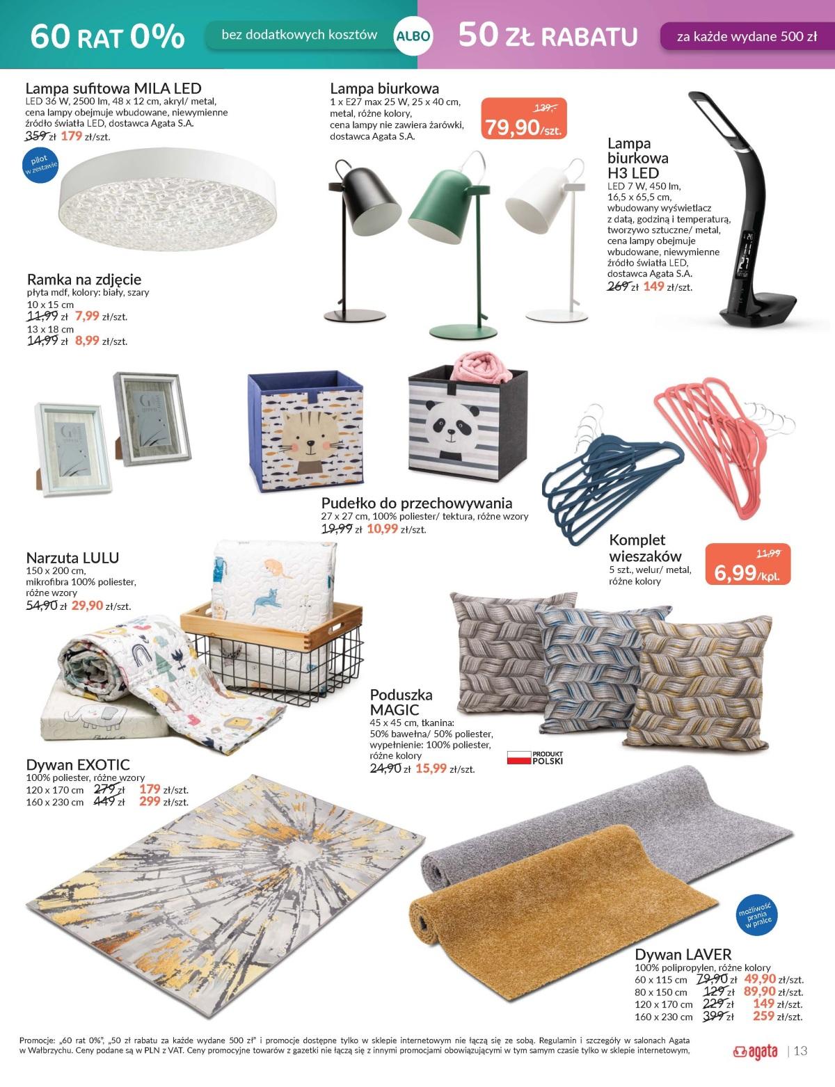 Gazetka promocyjna Agata str. 13