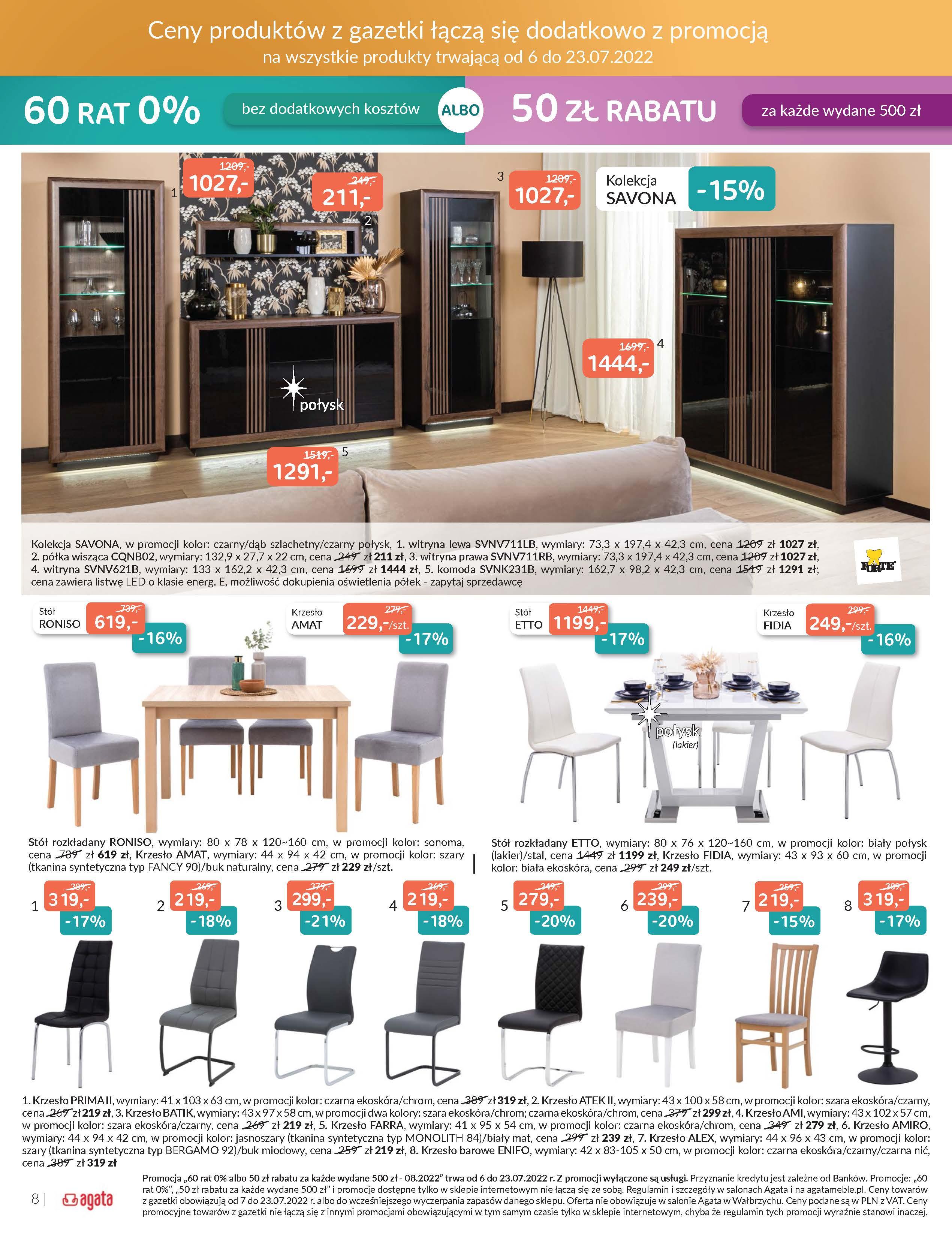 Gazetka promocyjna Agata str. 8