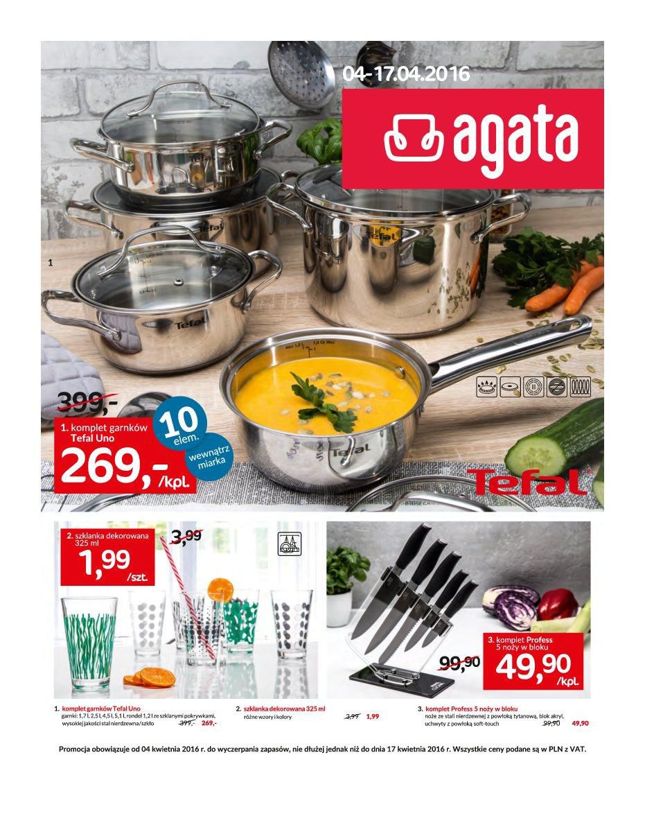 Gazetka promocyjna Agata str. 1