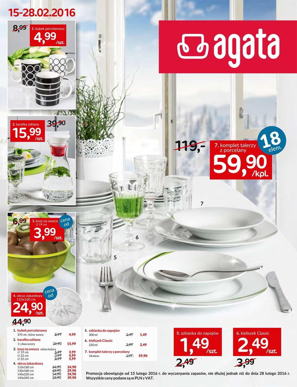 Gazetka promocyjna Agata str. 1