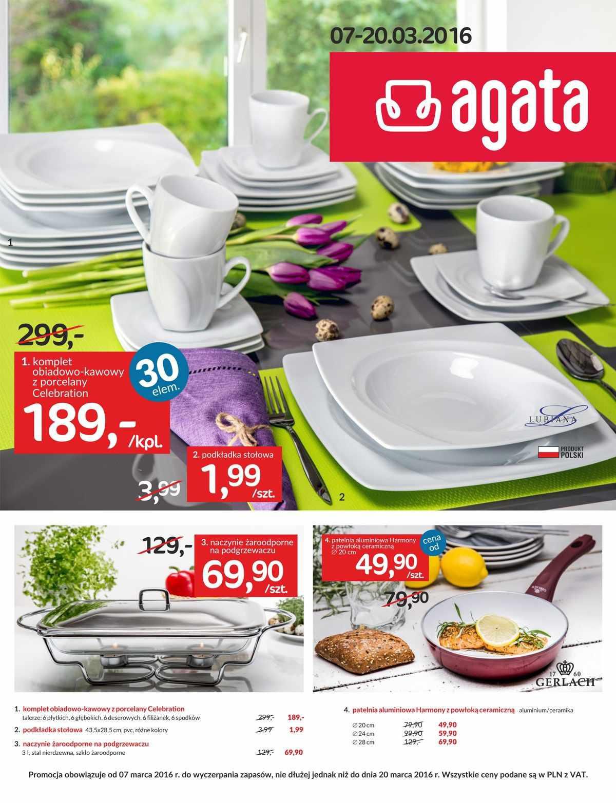 Gazetka promocyjna Agata str. 1