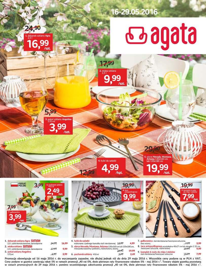 Gazetka promocyjna Agata str. 1