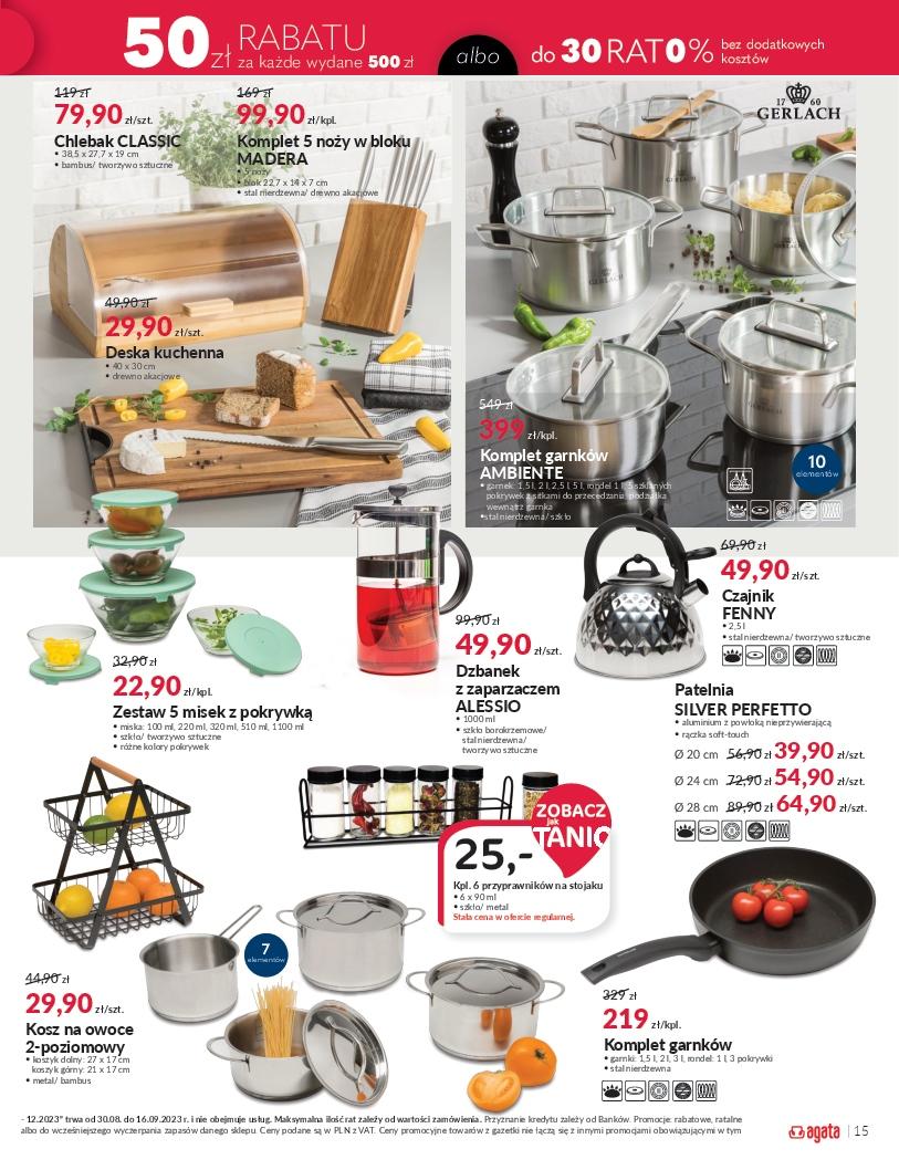 Gazetka promocyjna Agata str. 15