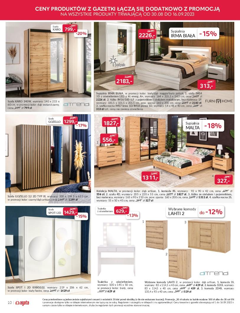 Gazetka promocyjna Agata str. 10