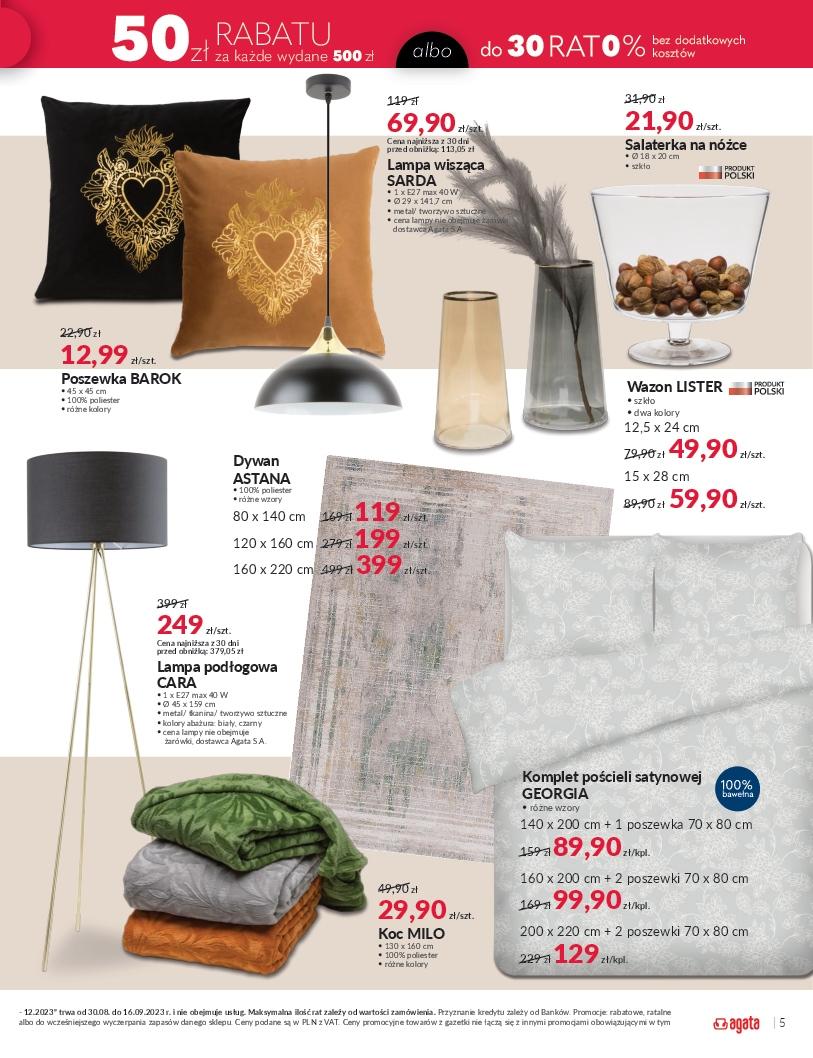 Gazetka promocyjna Agata str. 5