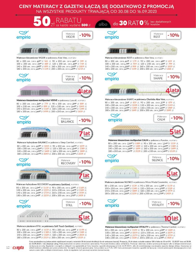 Gazetka promocyjna Agata str. 12