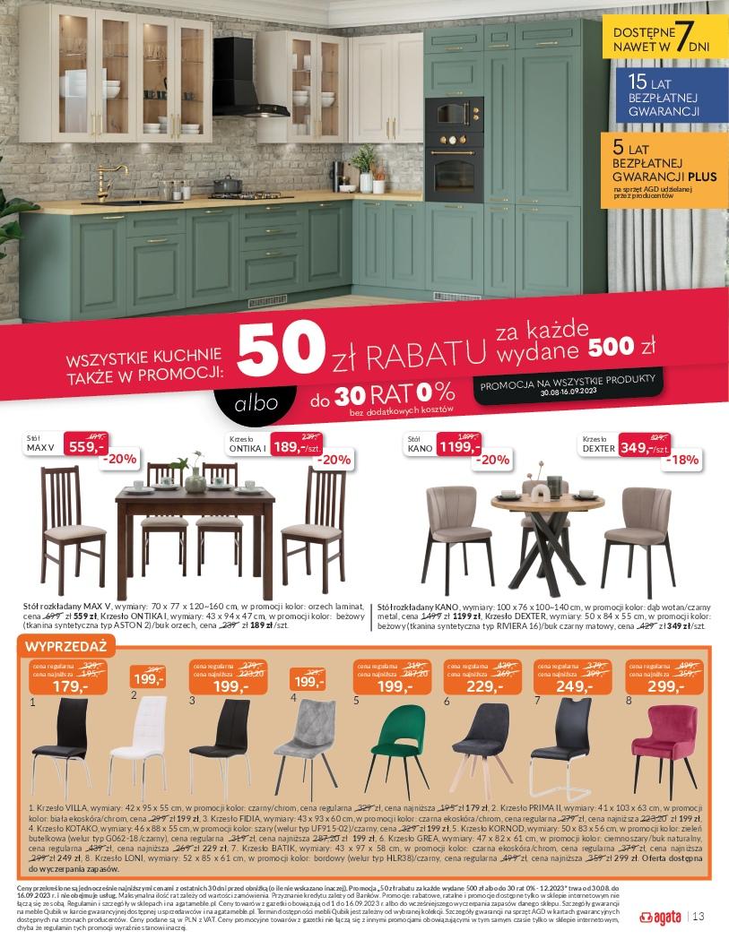 Gazetka promocyjna Agata str. 13